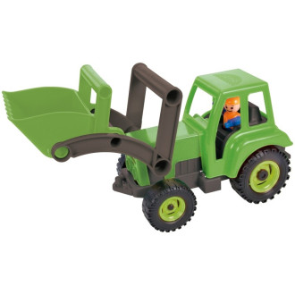 Lena 4213 - Eco plastový traktor, Zelený