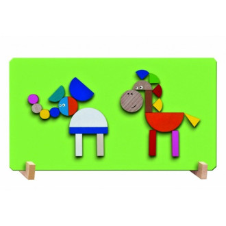 Detoa Magnetické puzzle Zoo