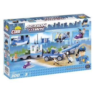 Cobi 1565 ACTION TOWN Říční policie, 300 kostek