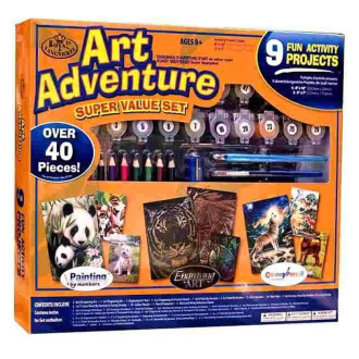 Velká sada tvoření - Art Adventure oranžová