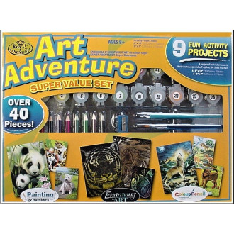 Velká sada tvoření - Art Adventure oranžová