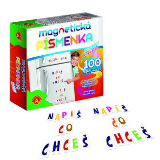Magnetické písmena 100 ks