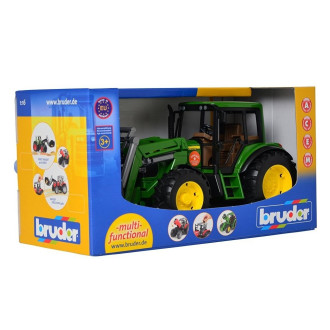 Bruder 2052 Zelený traktor John Deere 6920 s přední lžící