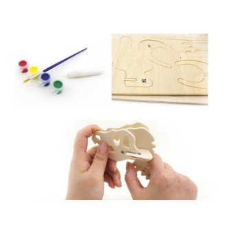Robotime dřevěné 3D puzzle - skládačka T- Rex JP203P