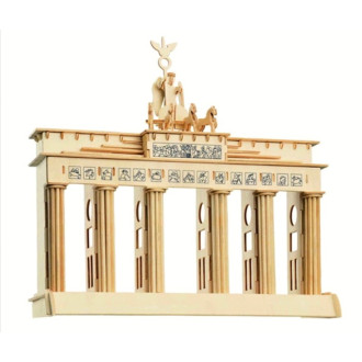Woodcraft dřevěné 3D puzzle - Brandenburgská brána