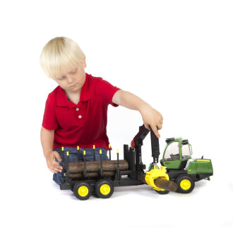 Bruder 2133 lesní traktor John Deere 1210E