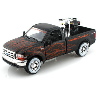 Maisto Ford F-350 Super Duty Pickup, FXSTB Night Tr. 1:24