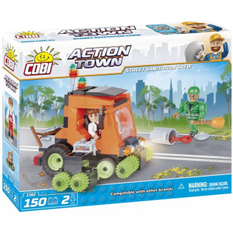 COBI 1783 ACTION TOWN Úklidové vznášedlo, 150 kostek