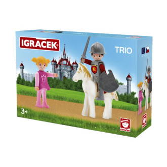 EFKO IGRÁČEK TRIO - Princezna, rytíř a bílý kůň