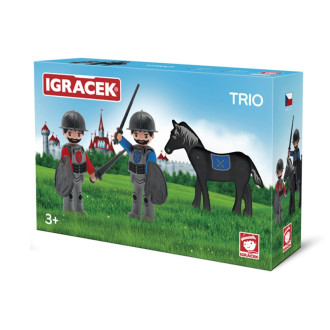 EFKO IGRÁČEK TRIO - Dva rytíři a černý kůň