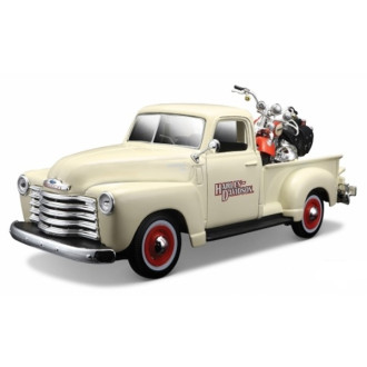 Maisto Harley Davidson Chevrolet 3100 Pickup FLSTS Heritage