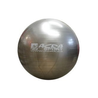 Gymnastický míč (gymbal) 85 cm - Stříbrný