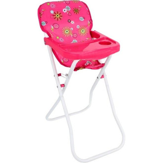 Teddies Židlička pro panenky růžová, vysoká 60 cm