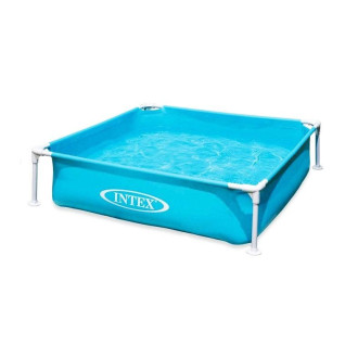 Intex skládací modrý mini bazén 122x122x30 cm