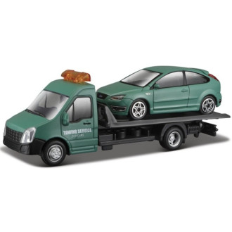 Bburago Car Hauler a Ford Focus ST 1:43