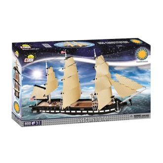 Cobi 21078 SMITHSONIAN Loď USS Constitution, 800 kostek