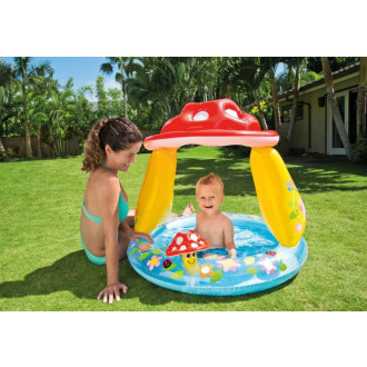 INTEX 57114 Dětský bazének muchomůrka 85x85x23 cm