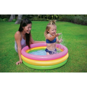 INTEX Kulatý dětský bazén Soft Dno 86x25 cm