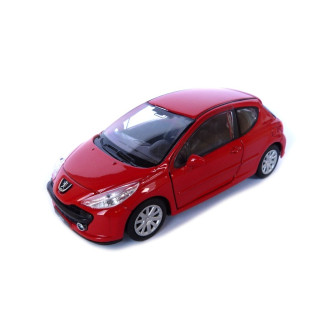 Welly Peugeot 207, Červený 1:34-39