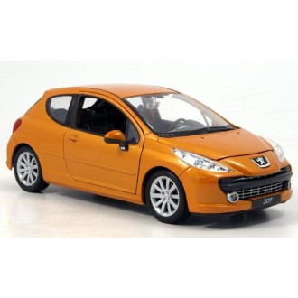 Welly Peugeot 207, Oranžový 1:34-39