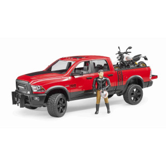 Bruder 2502 RAM s motorkou Ducati a řidičem