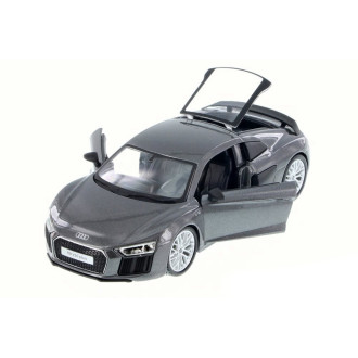 Maisto Audi R8 V10 plus, černá matná 1:24