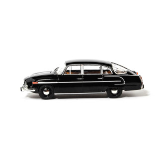 Abrex Tatra 603 (1969) Černá - Béžový Interiér 1:43