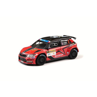 Škoda Fabia III R5 Barum Czech Rally Zlín #2 Kopecky-Dresler 1:43