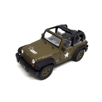 Welly Jeep Wrangler Rubicon Convertible Army 1:34/39