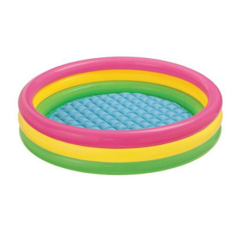 INTEX Kulatý dětský bazén Soft Dno 147x33 cm