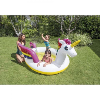 INTEX 57441 Dětský bazén Jednorožec 272x193x104 cm