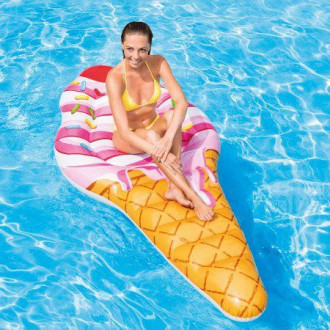 Intex 58762 Nafukovací lehátko Zmrzlina 224x107 cm