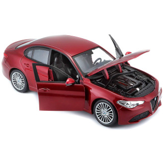 Bburago Alfa Romeo Giulia (2016) Červená 1:24