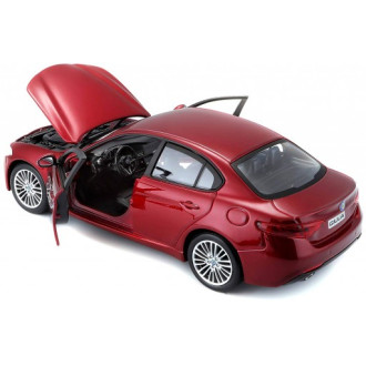 Bburago Alfa Romeo Giulia (2016) Červená 1:24