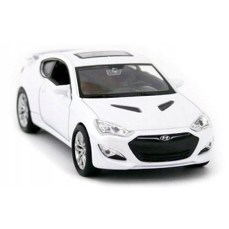 Welly Hyundai Genesis II Coupe, bílé 1:34-39