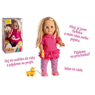 Panenka Sofinka chodící a česky mluvící, 42 cm