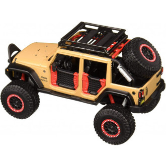 Maisto Jeep Wrangler Unlimited Off-Road, Hnědý 1:24