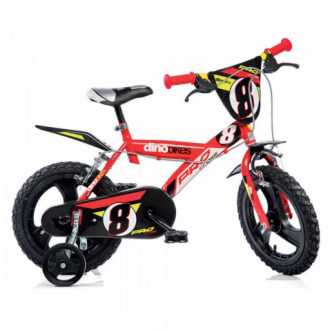 Dino Bikes Dětské kolo 143GLN červené 14"