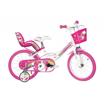 Dino Bikes Dětské kolo Unicorn Jednorožec 16"