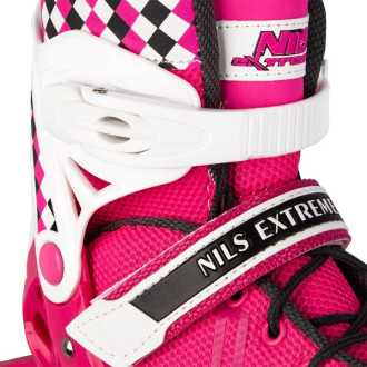 Nils Extreme NA 13911 A Kolečkové brusle vel. L (39-42) růžové