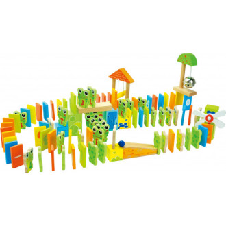 Small Foot Domino rallye žába, 100 kusů
