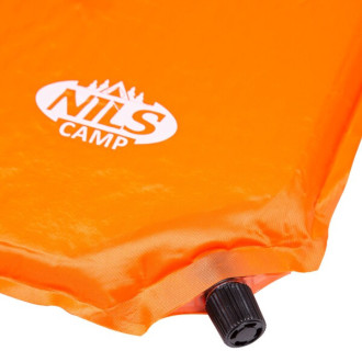 Nils Camp NC4345 Samonafukovací karimatka, oranžová, 185x55x2,5 cm