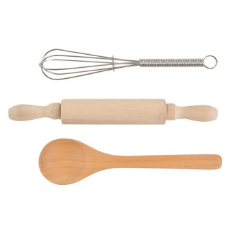 Set šéfkuchaře pro děti, zástěra, rukavice, čepice