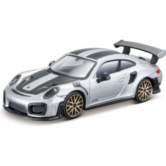 Porsche 911 GT2 RS, Street Fire Collezione Bburago, stříbrné 1:43