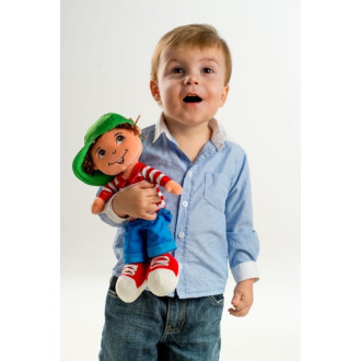 Teddies Hadrový panáček Honzík mluvící česky, 30cm