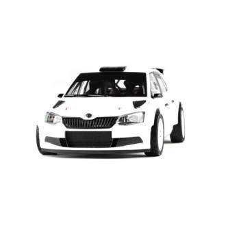 Abrex Škoda Fabia III R5 (2015) Bílá 1:18