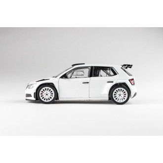 Abrex Škoda Fabia III R5 (2015) Bílá 1:18