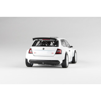 Abrex Škoda Fabia III R5 (2015) Bílá 1:18