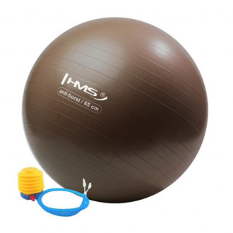 Gymnastický míč HMS YB02, 65 cm, hnědý