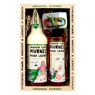 Kosmetická sada Pivrnec, gel 250ml, pěna 500ml a mýdlo 70g